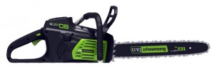 electric chain saw Greenworks GD80CS50 0 Photo review