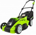 bedst Greenworks 2500007 G-MAX 40V 40 cm 3-in-1  græsslåmaskine elektrisk anmeldelse